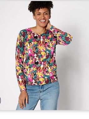 Attitudes by Renee Long Sleeve Top -no longer available on QVC.